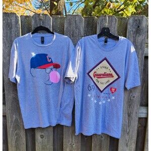 Tito Francona Cleveland Bubble Gum T-Shirt XL Guardians Baseball 2 Shirts